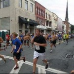 Image of runner starting the Run4Downtown